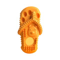 Slipper Shape Dog Chew Toy, Durable TPR Teething Toy - Orange