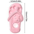 Slipper Shape Dog Chew Toy, Durable TPR Teething Toy - Orange - view 4