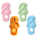 Slipper Shape Dog Chew Toy, Durable TPR Teething Toy - Pink - view 3