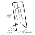 Slipper Storage Rack - White, 2 Tier - view 4