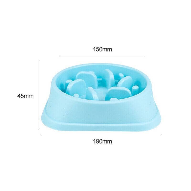 Slow Feeder Dog Bowl Non-Slip Interactive - Pink, Pack of 2 - view 4