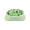 Slow Feeder Dog Bowl with Non-Slip Pads - Mint Green