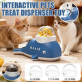 Slow Feeder Treat Toy for Cats and Dogs, Whale Shaped
