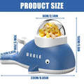Slow Feeder Treat Toy for Cats and Dogs, Whale Shaped - view 3