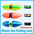 Slow Sinking Squid Jig Fishing Lure with 3D Eye - 100g - view 2