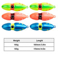 Slow Sinking Squid Jig Fishing Lure with 3D Eye - 100g - view 3