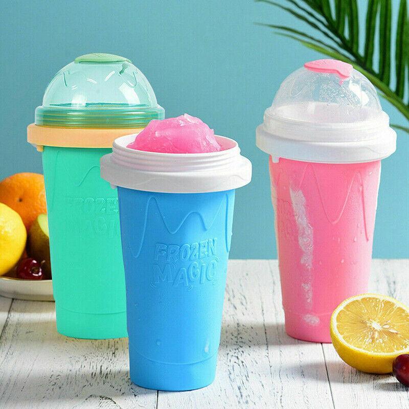 Slushie Maker Cup Quick Freeze Squeeze Cup - Pink - view 8