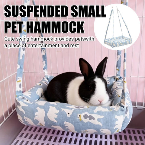 Small Animal Hanging Bed Hammock for Guinea Pigs, Chinchillas and Rabbits