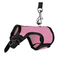 Small Animal Harness and Lead for Ferrets, Guinea Pigs and Rabbits - Pink, XL (Chest 25-40 cm)