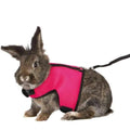 Small Animal Harness and Lead for Ferrets, Guinea Pigs and Rabbits - Rose Red, Size L (Neck 16-20 cm) - view 5