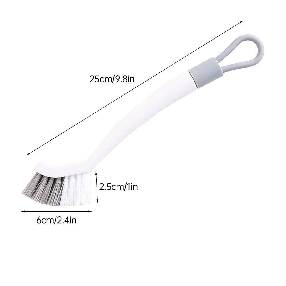 Small Brush for Bathroom Tile Gap and Corner Seam Cleaning Tool, Pack of 2 - view 3