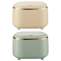 Small Desktop Trash Can with Pop-Up Lid - Green - view 3