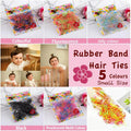 Small Elastic Ponytail Holders, Pack of 400 - Black - view 2