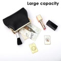 Small Leather Coin Purse with Clasp for Women - Blue - view 4