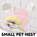 Small Pet Hammock Bed with Rainbow Design for Cage Hanging, Hamsters and Guinea Pigs