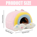 Small Pet Hammock Bed with Rainbow Design for Cage Hanging, Hamsters and Guinea Pigs - view 3