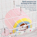 Small Pet Hammock Bed with Rainbow Design for Cage Hanging, Hamsters and Guinea Pigs - view 4