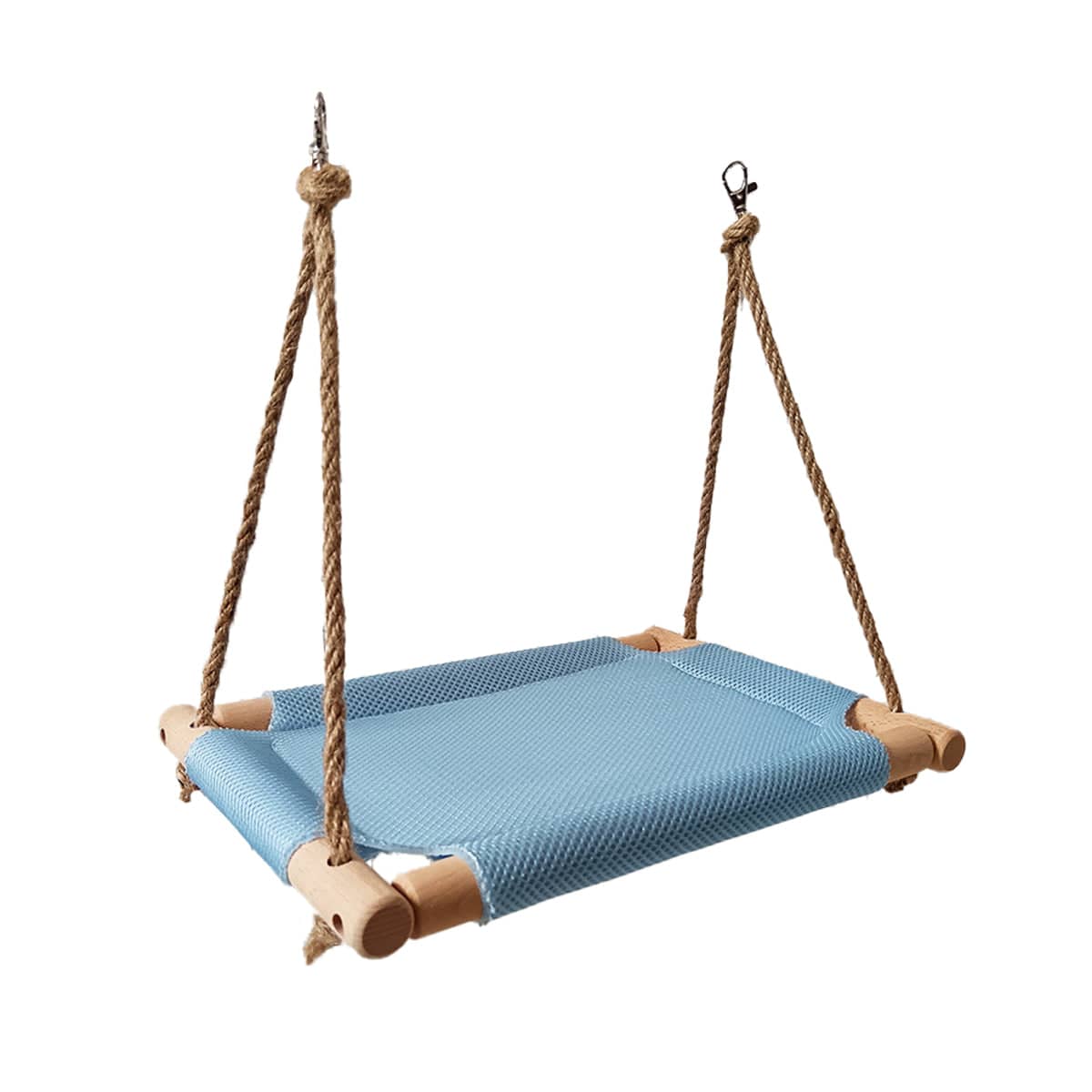 Small Pet Hammock, Breathable Mesh Hanging Bed - Blue, 35 x 24cm