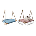 Small Pet Hammock, Breathable Mesh Hanging Bed - Blue, 35 x 24cm - view 4