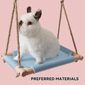 Small Pet Hammock, Breathable Mesh Hanging Bed - Blue, 35 x 24cm - view 5