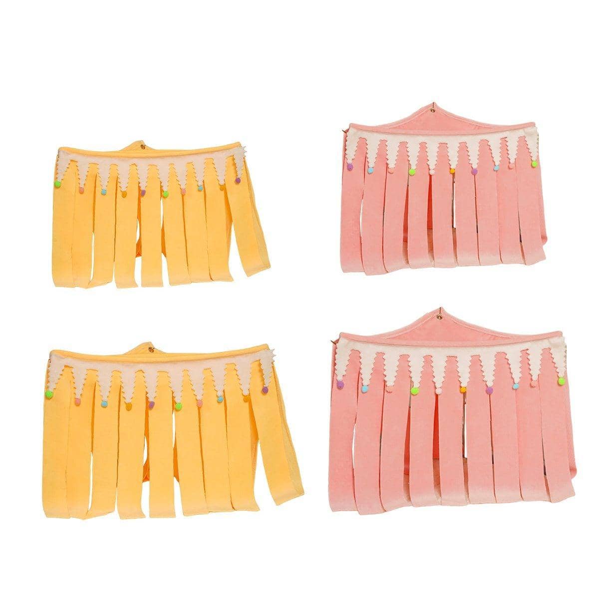 Small Pet Hammock Hideout House with Tassel Shelter - Pink, Medium (40 x 30 cm) - view 3