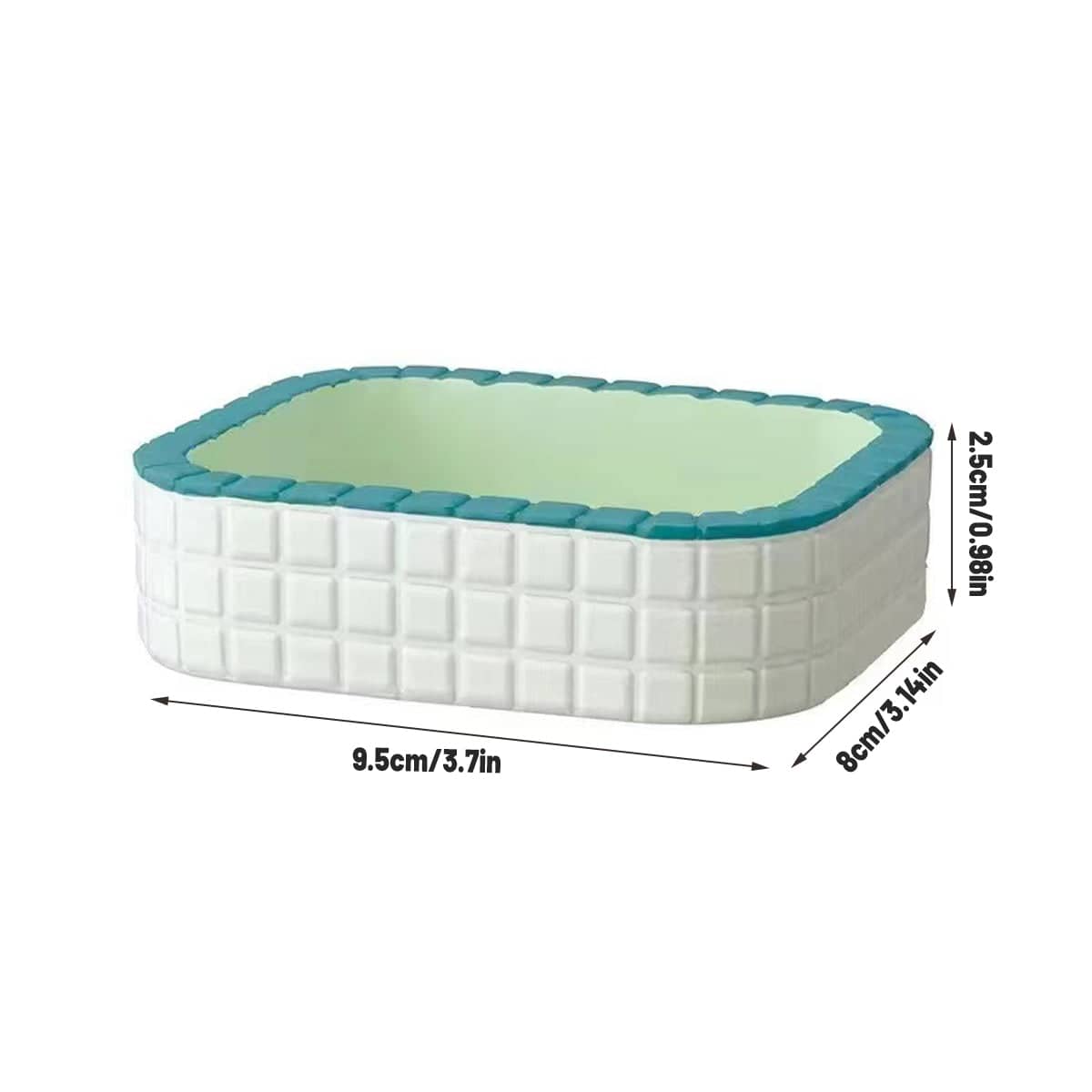 Small Pet Water and Food Bowl, Non Slip Resin Dish for Birds and Small Animals - view 3