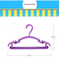 Small Plastic Clothes Hangers for Kids, Pack of 10 - Green - view 5