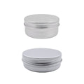 Small Round Aluminium Storage Tins with Screw Lids for Balms, Crafts and Jewellery - 50 ml - view 3