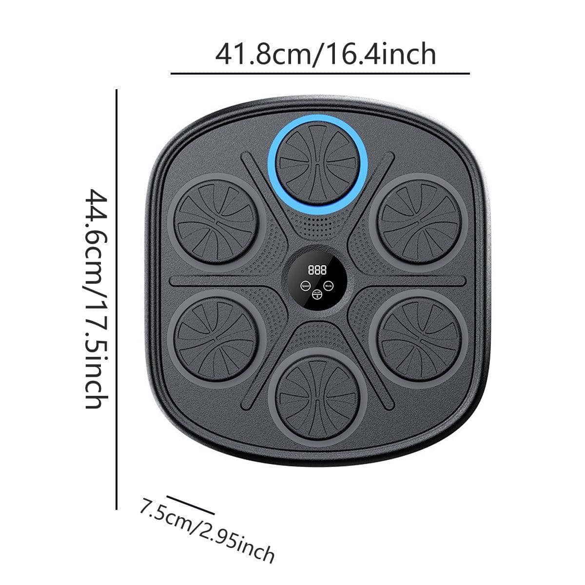 Smart Bluetooth Music Boxing Wall Target - Punching Pad with Kids Gloves - view 3