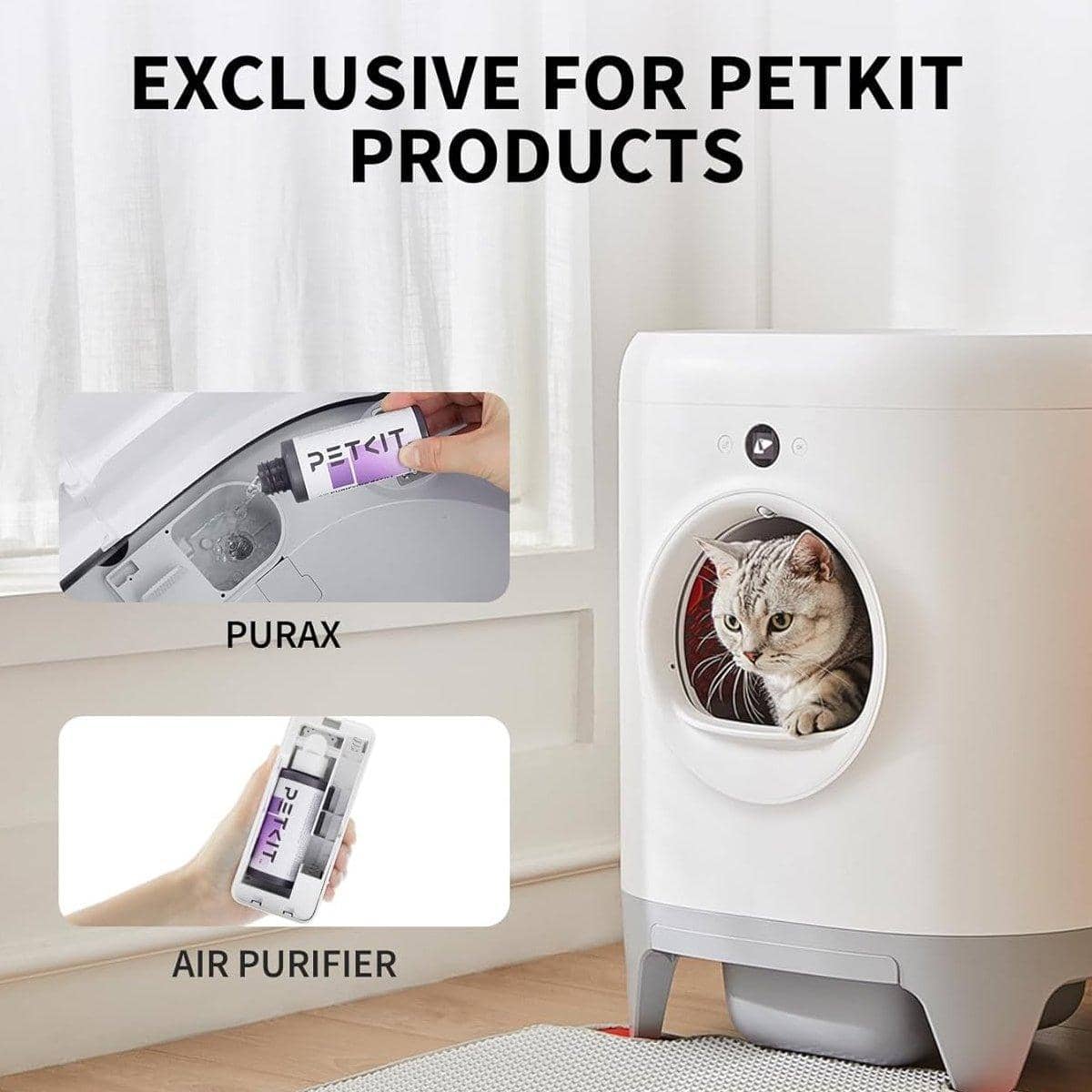 Smart Cat Litter Box Deodoriser Liquid, Pear Blossom Scent - Pack of 4 - view 3