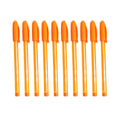 Smooth Writing Ballpoint Pens - Orange, Pack of 10