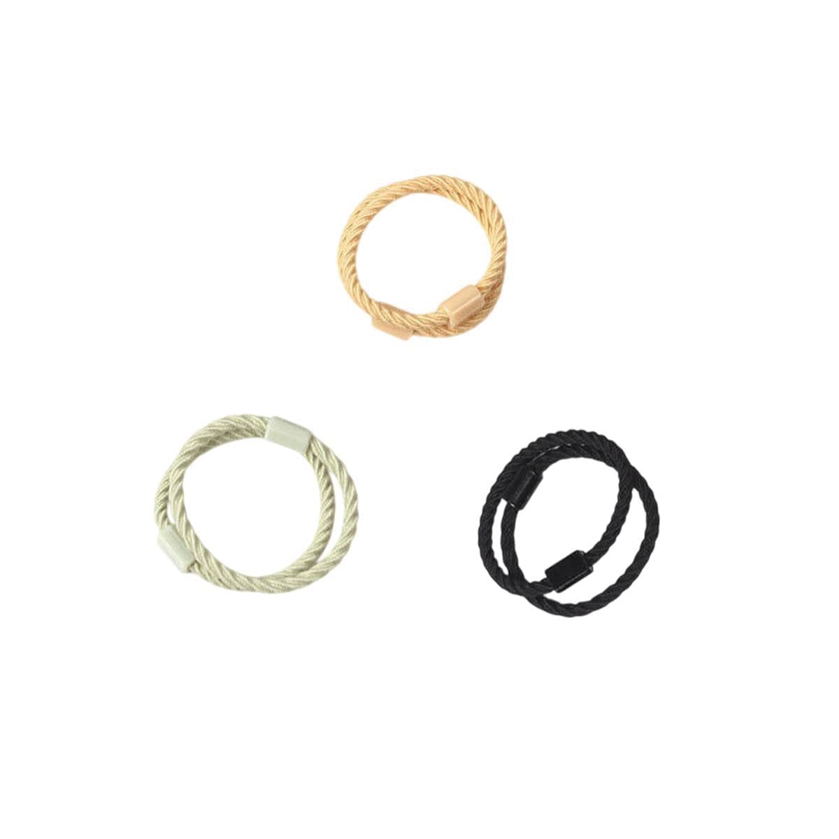 Snagless Elastic Ponytail Hair Ties - Pack of 50, Multicolour - view 3