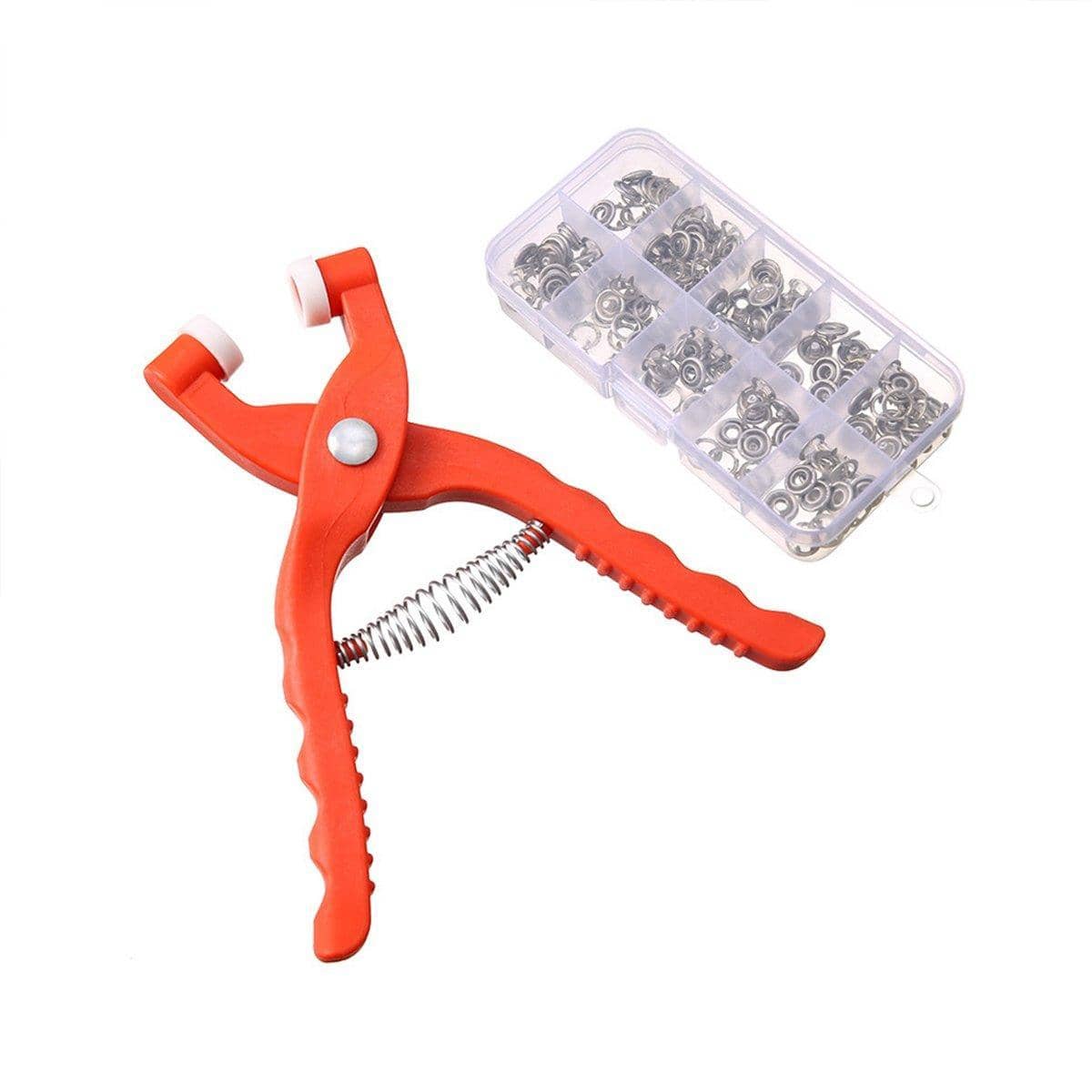 Snap Button Pliers Kit with 150 Snap Buttons and Storage Box - view 2