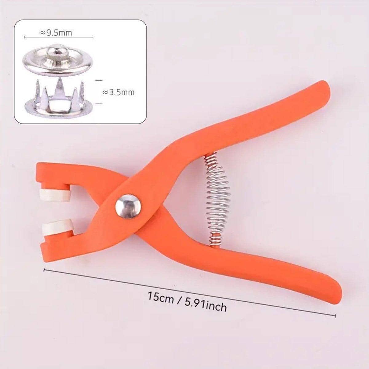 Snap Button Pliers Kit with 150 Snap Buttons and Storage Box - view 3