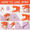 Snap Button Pliers Kit with 150 Snap Buttons and Storage Box - view 5