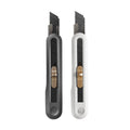 Snap off Utility Knives, 18 mm Blade, Pack of 3 - White - view 3