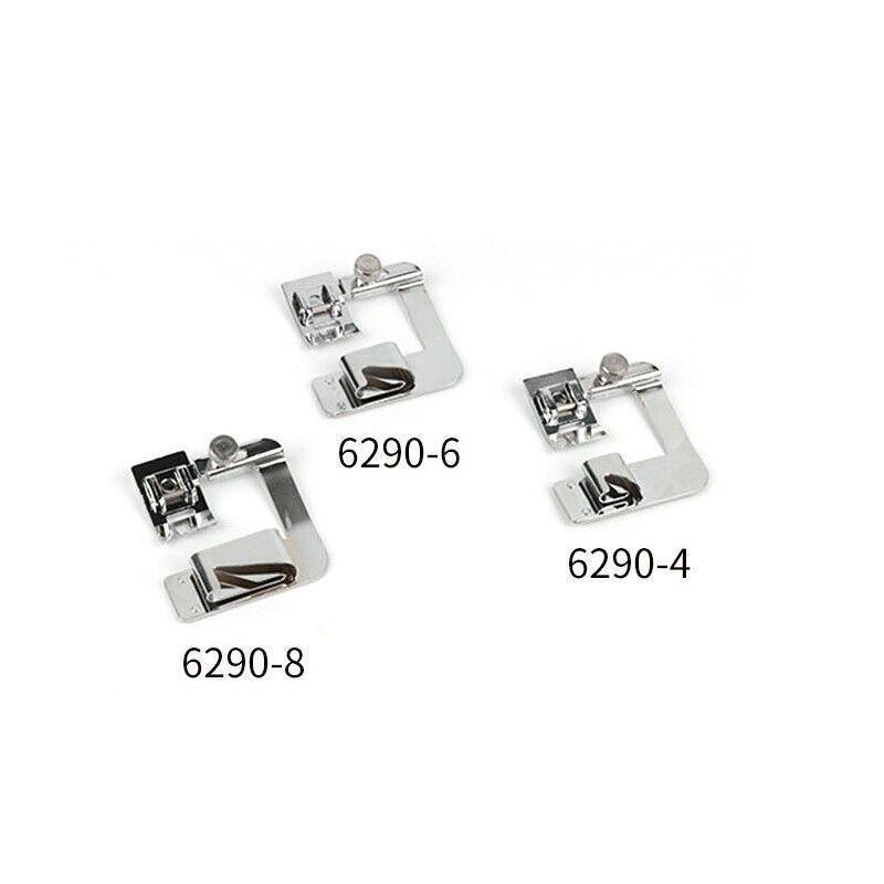 Snap-On Rolled Hem Presser Foot Set of 3 for Domestic Sewing Machines - view 3