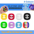 Snap Squeeze Fidget Toy for Hands - Black - view 2