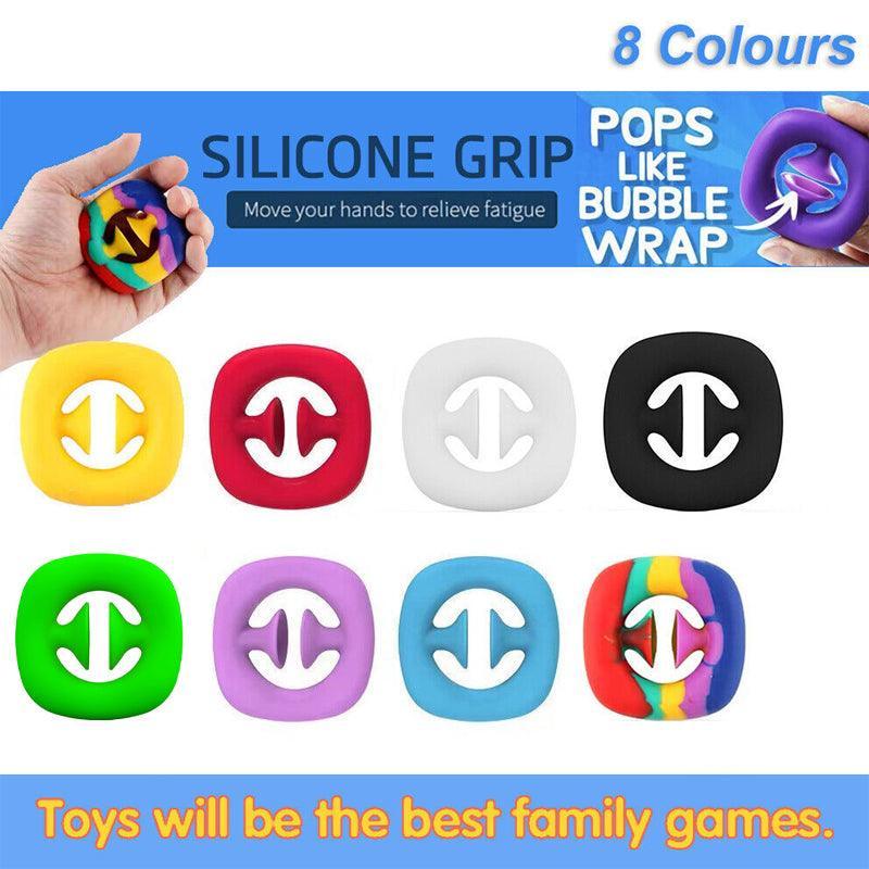 Snap Squeeze Fidget Toy for Hands - Green - view 2