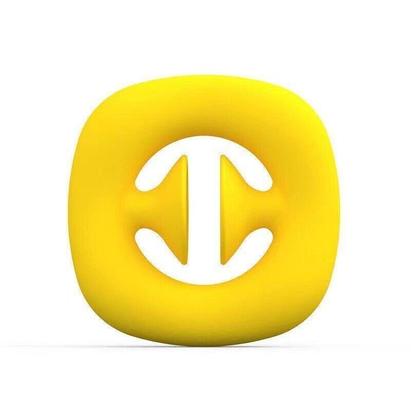 Snap Squeeze Fidget Toy for Hands - Yellow