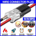 Snap Wire Cable Connectors for Automotive Strip Lights - Pack of 20 - view 2