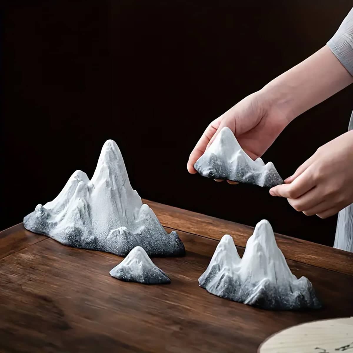 Snow Mountain Ornament Aquarium Decor Resin for Fish Tank, Terrarium and DIY - view 4