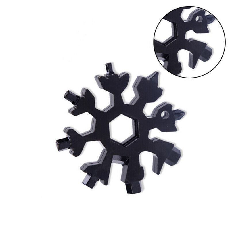 Snowflake Multi-Tool Stainless Steel 18-Function - Black - view 6