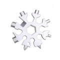 Snowflake Multi-Tool Stainless Steel 18-Function - Silver