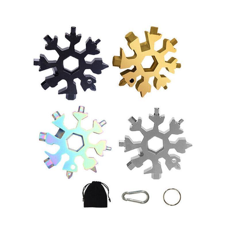 Snowflake Multi-Tool Stainless Steel 18-Function - Silver - view 3