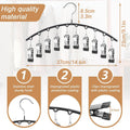 Sock Drying Rack with Multi Clip Hanger Folding Laundry Holder, Pack of 3 - view 3