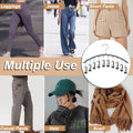 Sock Drying Rack with Multi Clip Hanger Folding Laundry Holder, Pack of 3 - view 4