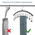 Sock Drying Rack with Multi Clip Hanger Folding Laundry Holder, Pack of 3 - view 5
