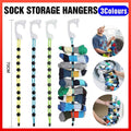 Sock Tidy Clip Rope Hanger for Laundry and Closet - Yellow - view 2