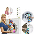 Sock Tidy Clip Rope Hanger for Laundry and Closet - Yellow - view 5
